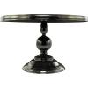 image:imageDeco 79 Aluminum Metal Living Room Coffee Table Table with Pedestal Base Center Table 31 x 31 x 19 Black