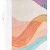 image:imageDeco 79 Canvas Abstract Decorative Framed Wall Art Wavy Canvas Wall Art with White Frame Art 11 x 1 x 14 Multi Colored