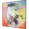 image:imageDeco 79 Canvas Horse Living Room Framed Wall Art Abstract Paint Splatter Canvas Wall Art with Black Frame Wall Art 32 x 2 x 32 Multi ColoredMulti Colored