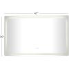 image:imageDeco 79 Glass Anti Fog Mirror with LED Light 47 x 2 x 30 Silver