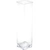 image:imageDeco 79 Glass Decorative Vase Centerpiece Vase Flower Vase for Home Decoration 4 x 4 x 16 Clear