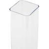 image:imageDeco 79 Glass Decorative Vase Tall Centerpiece Vase Flower Vase for Home Decoration 4 x 4 x 20 Clear