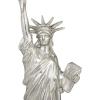 image:imageDeco 79 Polystone Statue of Liberty Decorative Sculpture Home Decor Statue Accent Figurine 5 x 5 x 17 SilverSilver