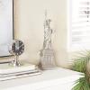 image:imageDeco 79 Polystone Statue of Liberty Decorative Sculpture Home Decor Statue Accent Figurine 5 x 5 x 17 SilverSilver