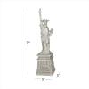 image:imageDeco 79 Polystone Statue of Liberty Decorative Sculpture Home Decor Statue Accent Figurine 5 x 5 x 17 SilverSilver