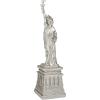 image:imageDeco 79 Polystone Statue of Liberty Decorative Sculpture Home Decor Statue Accent Figurine 5 x 5 x 17 SilverSilver
