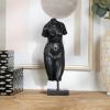 image:imageDeco 79 Polystone Woman Decorative Sculpture Home Decor Statue Accent Figurine 5 x 5 x 14 BlackBlack