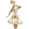 image:imageDeco 79 Resin Musician Decorative Sculpture Abstract Women Home Decor Statues with Glitter and Rhinestone Detailing Set of 3 Accent Figurines 7W 16H Gold