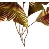 image:imageDeco 79 Stainless Steel Metal Leaf Home Wall Decor Palm Wall Sculpture with Red and Yellow Accents Wall Art 26 x 1 x 33 Multi Colored