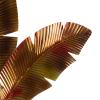 image:imageDeco 79 Stainless Steel Metal Leaf Home Wall Decor Palm Wall Sculpture with Red and Yellow Accents Wall Art 26 x 1 x 33 Multi Colored