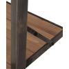 image:imageDeco 79 Wood 4 Shelves Shelving Unit 20 x 14 x 77 BrownBrown