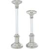 image:imageThe Novogratz Aluminum Candle Holder Set of 2 12 16H Silver