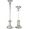 image:imageThe Novogratz Aluminum Candle Holder Set of 2 12 16H Silver