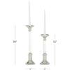 image:imageThe Novogratz Aluminum Candle Holder Set of 2 12 16H Silver