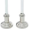image:imageThe Novogratz Aluminum Candle Holder Set of 2 12 16H Silver