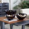image:imageThe Novogratz Aluminum Faceted Decorative Bowl Set of 3 14 12 10W Black
