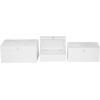 image:imageThe Novogratz Wood Decorative Box Intricate Carved Decorative Keepsake Boxes with Hinged Lid Set of 3 Storage Boxes 12 10 9W WhiteWhite