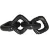 image:imageDeco 79 Aluminum Metal Chain Decorative Sculpture Home Decor Statue Accent Figurine 14 x 5 x 3 Black