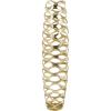 image:imageDeco 79 Aluminum Metal Geometric Decorative Vase Tall Cutout Centerpiece Vase Vase for Home Decoration 9 x 9 x 33 Gold9 x 9 x 39