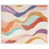 image:imageDeco 79 Canvas Abstract Decorative Framed Wall Art Wavy Canvas Wall Art with White Frame Art 20 x 1 x 24 Multi Colored