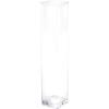 image:imageDeco 79 Glass Decorative Vase Tall Centerpiece Vase Flower Vase for Home Decoration 4 x 4 x 20 Clear