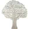 image:imageDeco 79 Mango Wood Tree Home Wall Decor Large Carved Wall Sculpture with Scrollwork Wall Art 71 x 3 x 79 BrownWhite