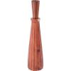 image:imageDeco 79 Wood Handmade Decorative Vase Hand Turned Centerpiece Vase Vase for Home Decoration 8 x 8 x 35 Brown
