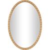 image:imageDeco 79 Wooden Room Wall Mirror Entryway Mirror with Beaded Inspired Frame Wall Mounted Mirror 25 x 2 x 37 Brown253L x 15W