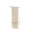 image:imageThe Novogratz Cotton Macrame Handmade 2 Shelves Wall Shelf 25 x 6 x 47 Gray25 x 6 x 55