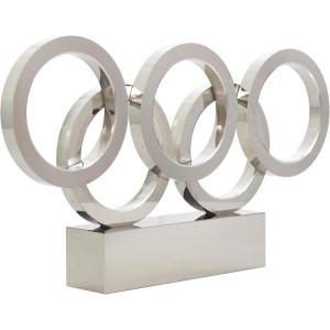 image:imageDeco 79 Crystal Geometric Decorative Sculpture Home Decor Statue Accent Figurine 15 x 2 x 8 BlackBlack