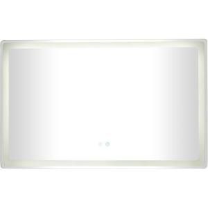 image:imageDeco 79 Glass Anti Fog Mirror with LED Light 47 x 2 x 30 Silver