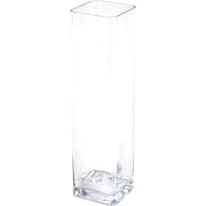 image:imageDeco 79 Glass Decorative Vase Centerpiece Vase Flower Vase for Home Decoration 4 x 4 x 16 Clear