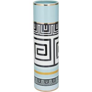 image:imageDeco 79 Modern Ceramic Pillar Vase Set of 2 14 11H Multi Colored5 x 5 x 18