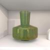 image:imageDeco 79 Glass Geometric Vase 11 x 10 x 12 GreenSMALL SIZE