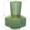 image:imageDeco 79 Glass Geometric Vase 11 x 10 x 12 GreenSMALL SIZE
