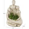 image:imageDeco 79 Magnesium Oxide Pig Indoor Outdoor Planter Small Planter Pot with Distressed Details Planter 7 x 17 x 8 Light BrownCream
