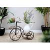 image:imageDeco 79 Metal Bike Indoor Outdoor Plantstand Indoor Outdoor 2 Tier Plant Shelf Plant Stand 31 x 10 x 23 BrownBrown