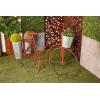 image:imageDeco 79 Metal Bike Indoor Outdoor Plantstand Indoor Outdoor Plant Shelf with Basket and Saddle Bag Planters Plant Stand 56 x 21 x 38 RedRed