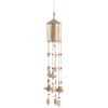 image:imageDeco 79 Metal Butterfly Indoor Outdoor Birdhouse Windchime with Glass Beads and Bells 5 x 5 x 32 BronzeBronze