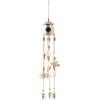 image:imageDeco 79 Metal Butterfly Indoor Outdoor Birdhouse Windchime with Glass Beads and Bells 5 x 5 x 32 BronzeGold