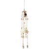 image:imageDeco 79 Metal Butterfly Indoor Outdoor Birdhouse Windchime with Glass Beads and Bells 5 x 5 x 32 BronzeGold