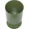 image:imageDeco 79 Metal Indoor Outdoor Planter Small Planter Pot with Pedestal Base Set of 3 Planters 14 13 10H Green