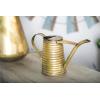 image:imageDeco 79 Metal Watering Can Indoor Outdoor Planter Beehive Shaped Watering Can Small Planter Pot with Large Loop Handle Planter 14 x 8 x 12 CreamBrass