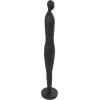 image:imageDeco 79 Polystone People Decorative Sculpture Tall Slim Figure Home Decor Statue with Ribbed Body and Glitter Accents Accent Figurine 8 x 8 x 43 Black