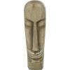image:imageDeco 79 Resin Face Decorative Sculpture Tall Distressed Totem Home Decor Statue Accent Figurine 12 x 10 x 37 Gray