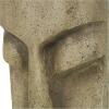 image:imageDeco 79 Resin Face Decorative Sculpture Tall Distressed Totem Home Decor Statue Accent Figurine 12 x 10 x 37 Gray