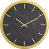 image:imageDeco 79 Marble Wall Clock with White Face 16 x 2 x 16 GoldBlack