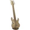 image:imageDeco 79 Metal Guitar Sculpture Standing with Round Base 9 x 7 x 29 Copper