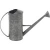 image:imageDeco 79 Metal Watering Can Indoor Outdoor Planter Beehive Shaped Watering Can Small Planter Pot with Large Loop Handle Planter 14 x 8 x 12 CreamGray