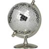 image:imageDeco 79 Stainless Steel Metal Disco Ball Style Globe 8 x 7 x 10 SilverSilver